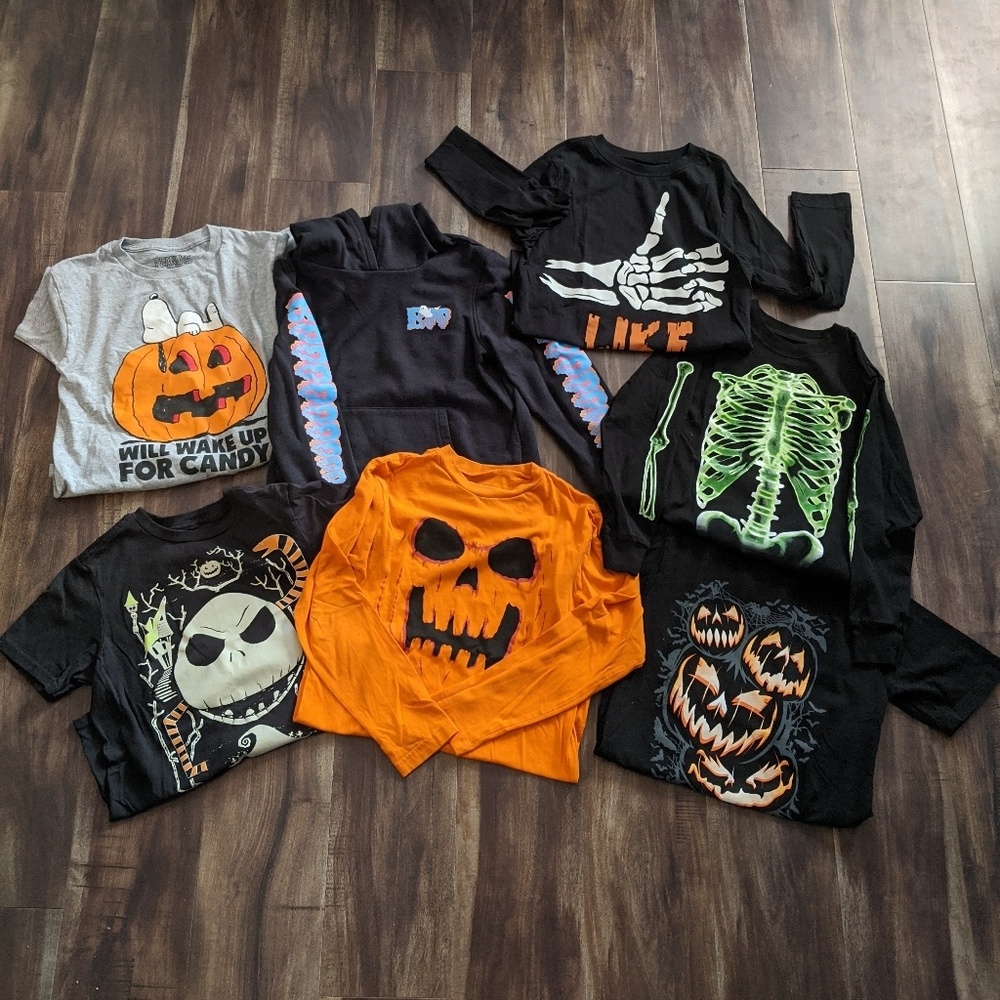 Lot of 7 Halloween Shirts